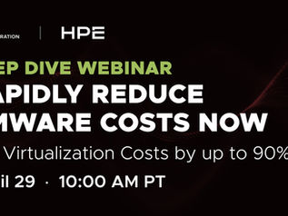 Deep Dive Webinar: Rapidly Reduce VMware Costs NOW