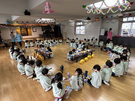 ≪年長組とのランチタイム/くまちゃん組≫