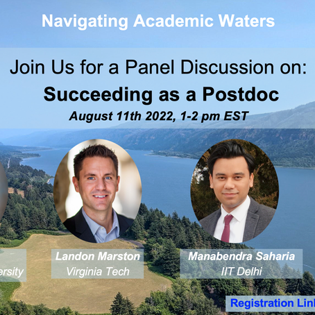 Navigating Academic Waters: Succeeding as a Postdoc