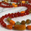 Thumbnail: Carnelian, Agate and Quartzite Necklace