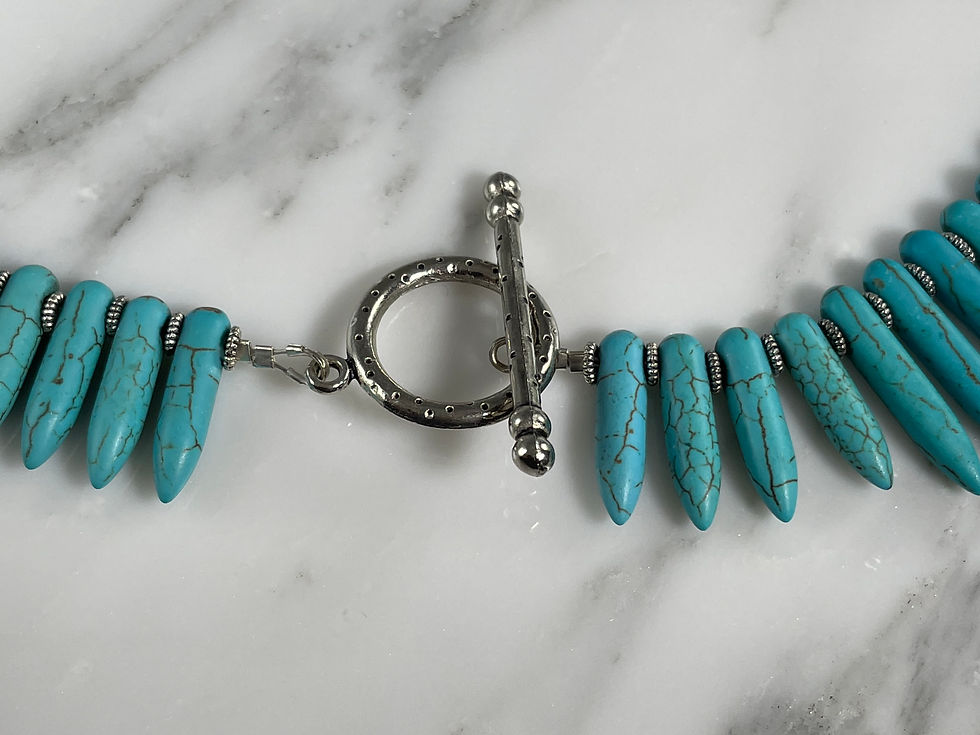 Thumbnail: Howlite Bohemian Necklace
