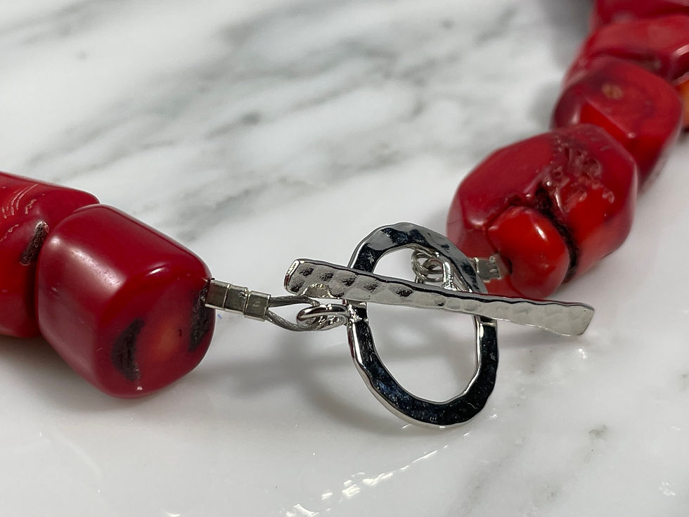 Thumbnail: Chunky Red Coral Necklace