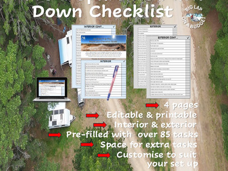Pre - Departure Pack Down Checklist
