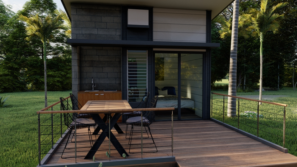 Small modern house