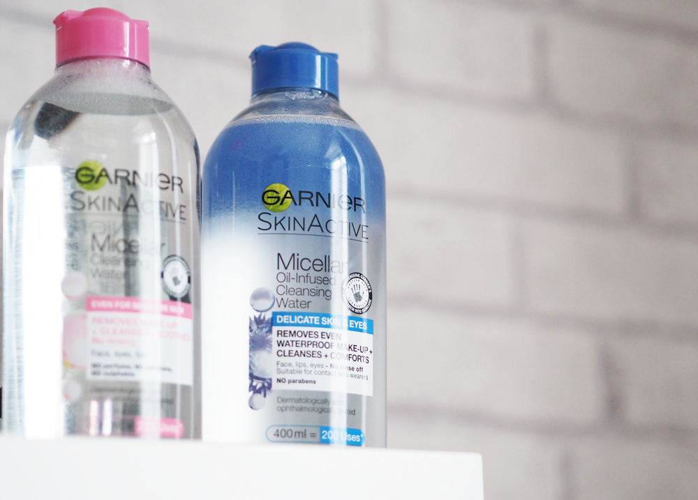 garnier micellar oil infused cleansing water delicate skin and eyes