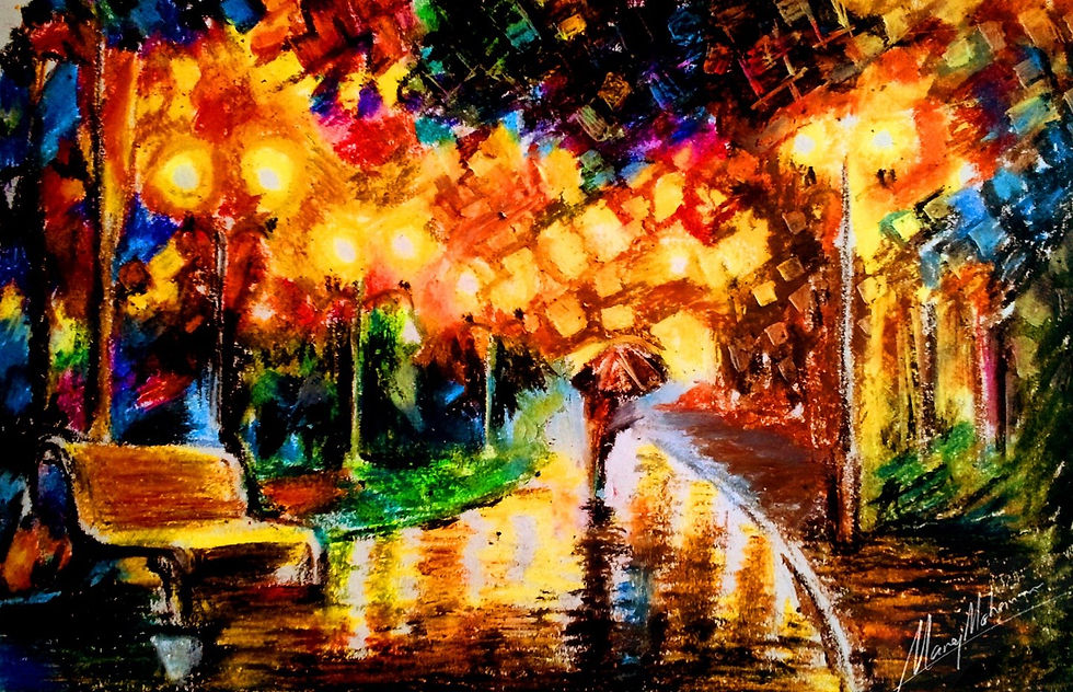 Oil Pastel Draw
