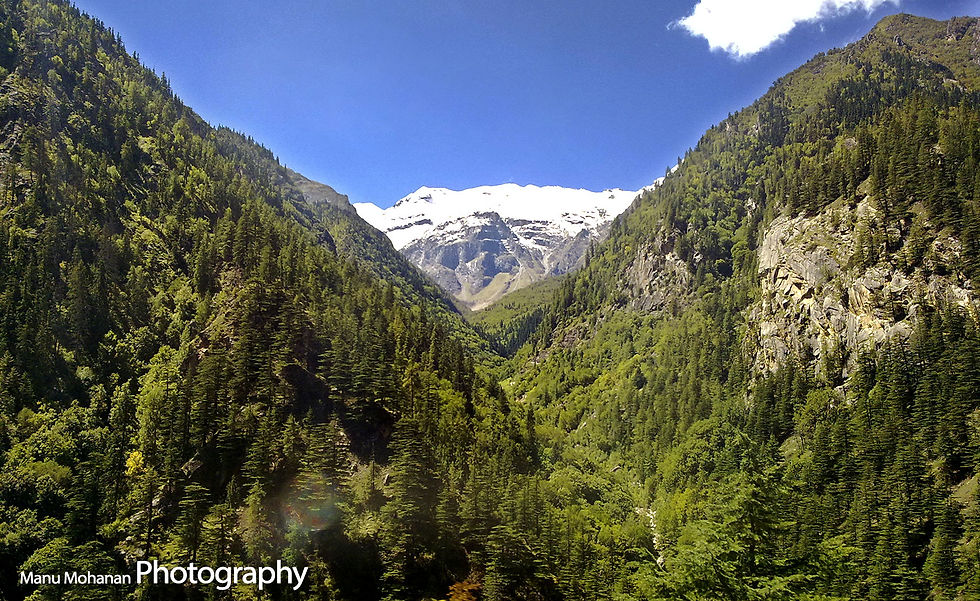 On the way to Badrinath