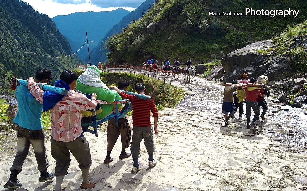 On the way to Kedarnath
