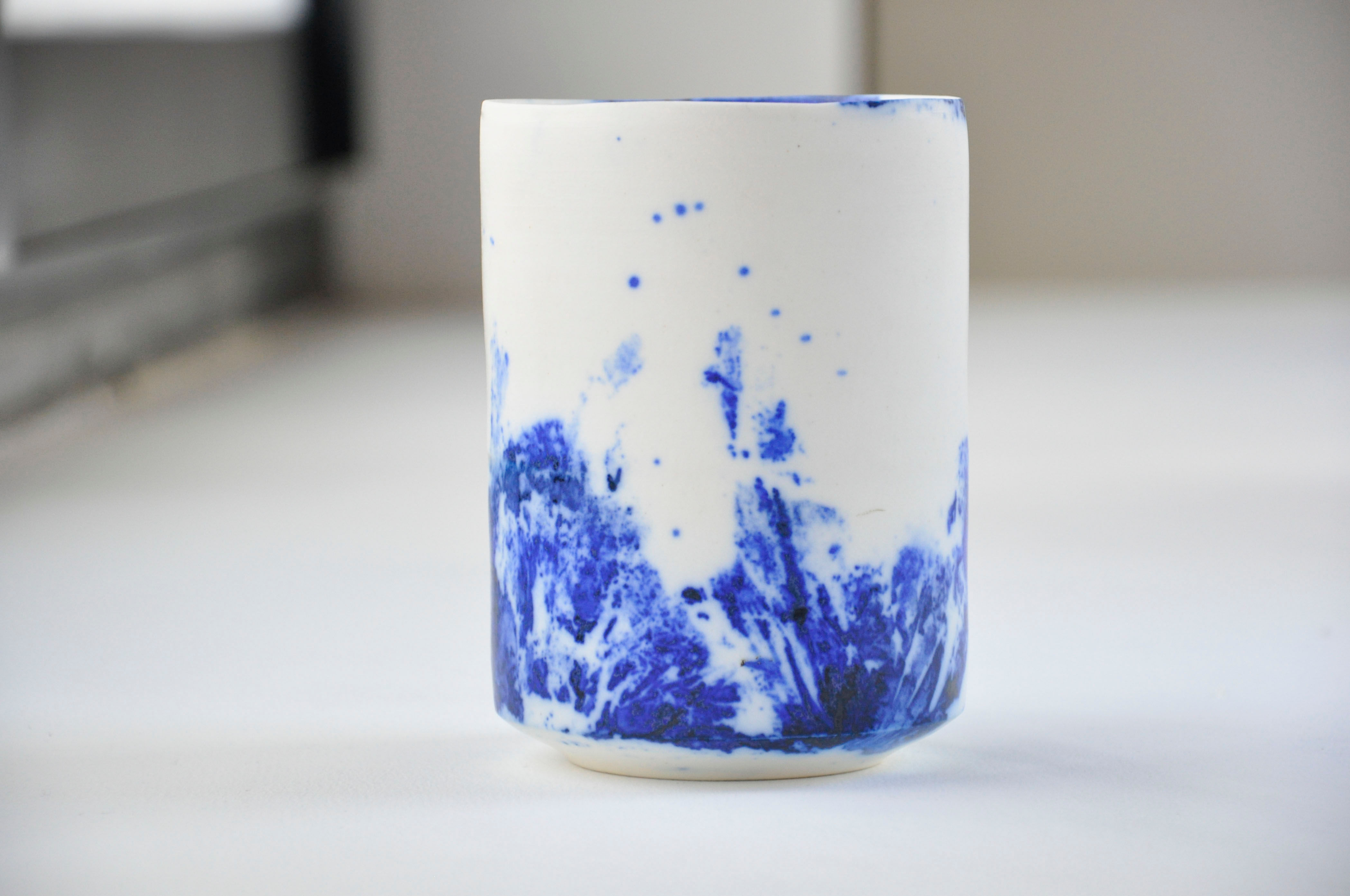 Vase - Collection "Impressions en bleu cobalt"