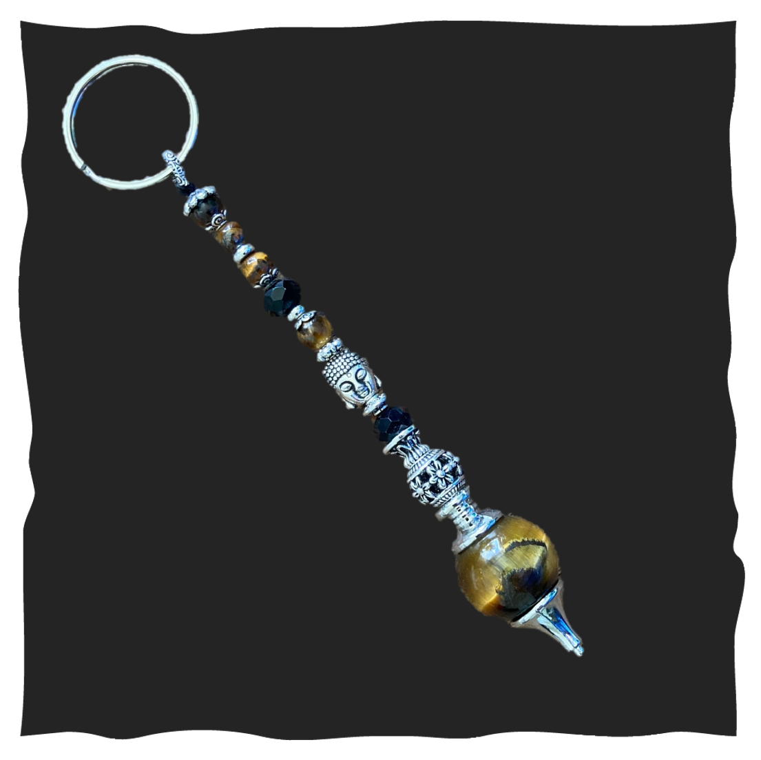 Schlüsselanhänger mit Tigerauge 