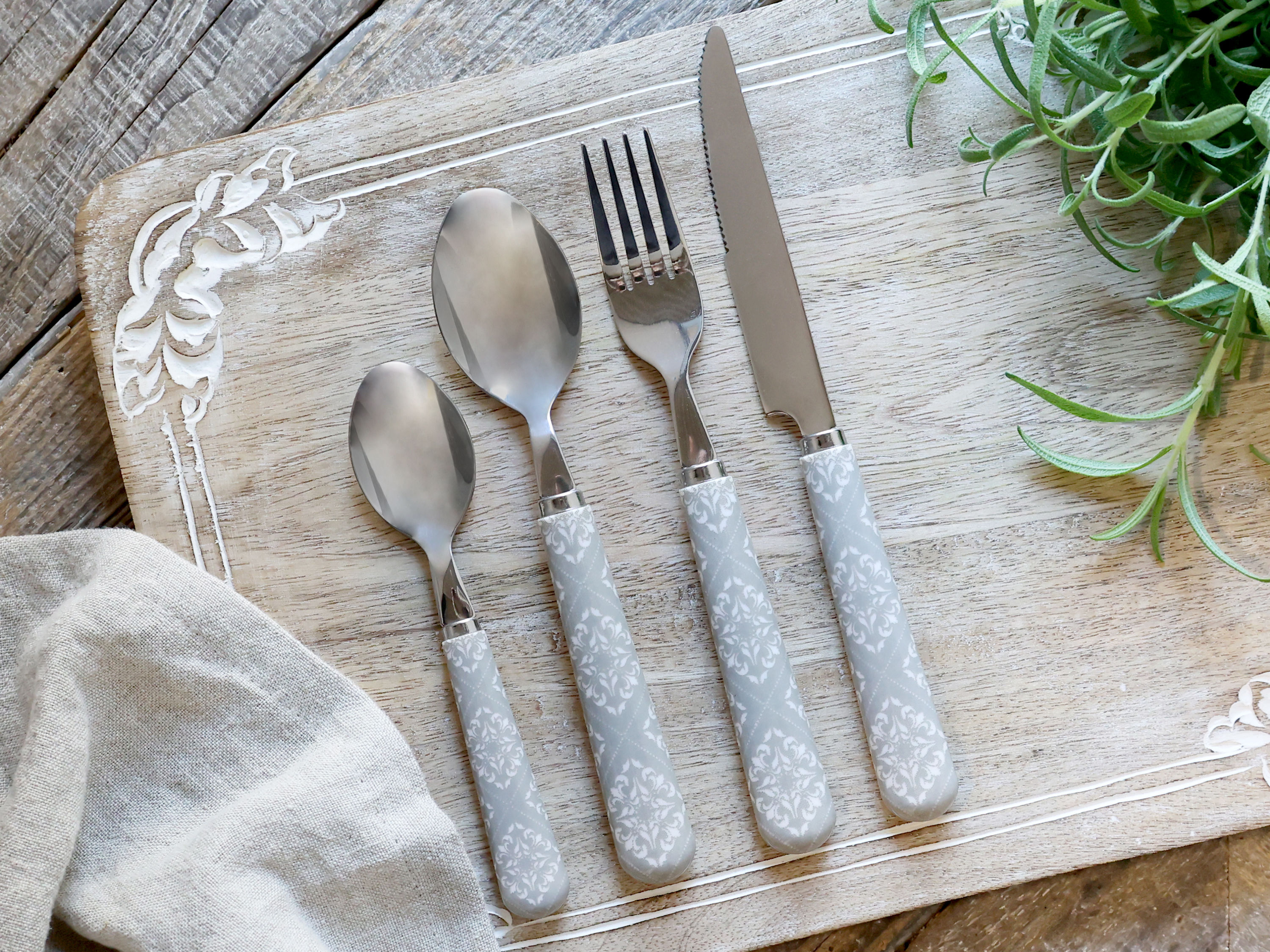 Linas Cutlery Set - French Grey