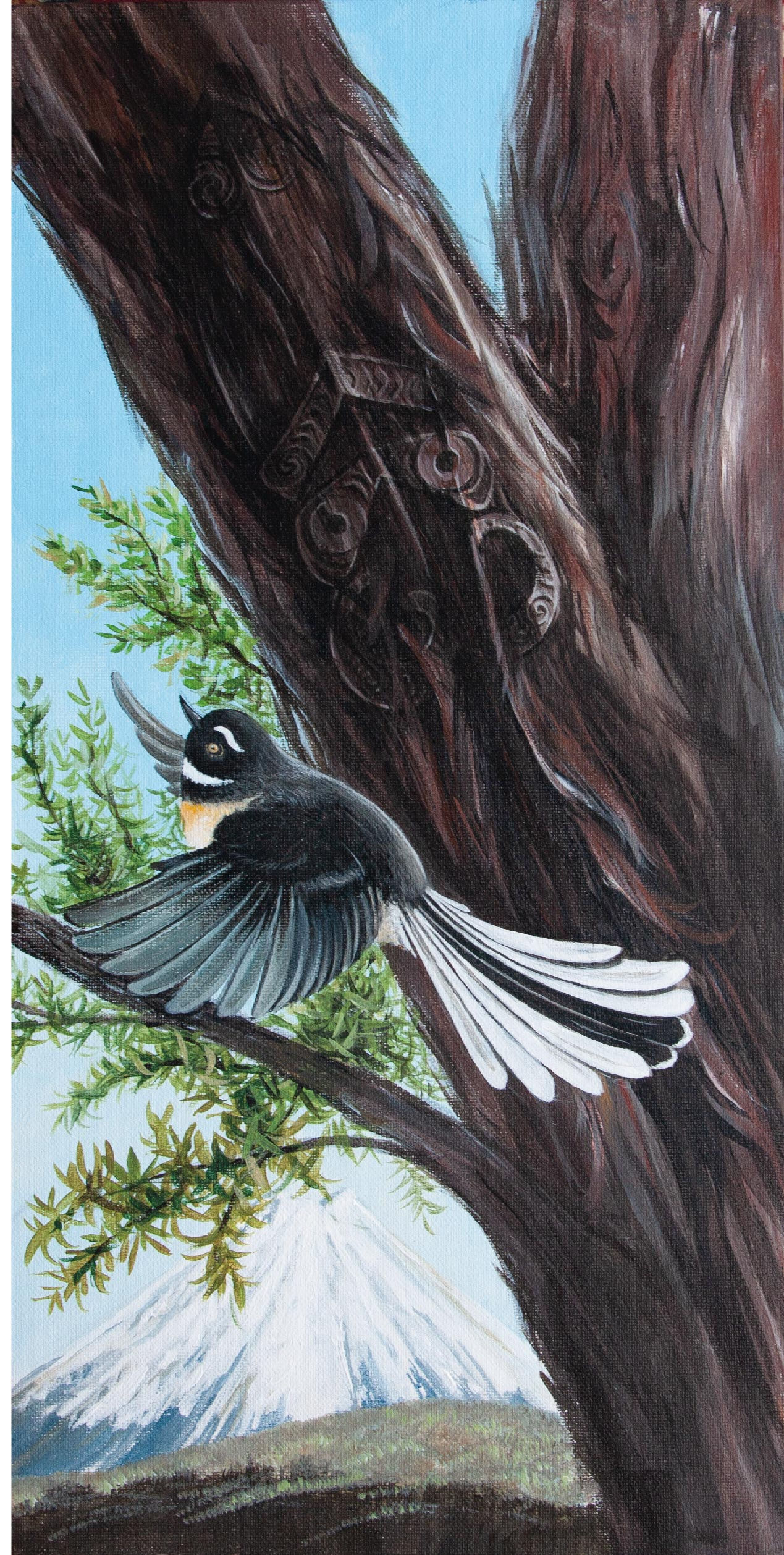 Greeting Card DL - Fantail