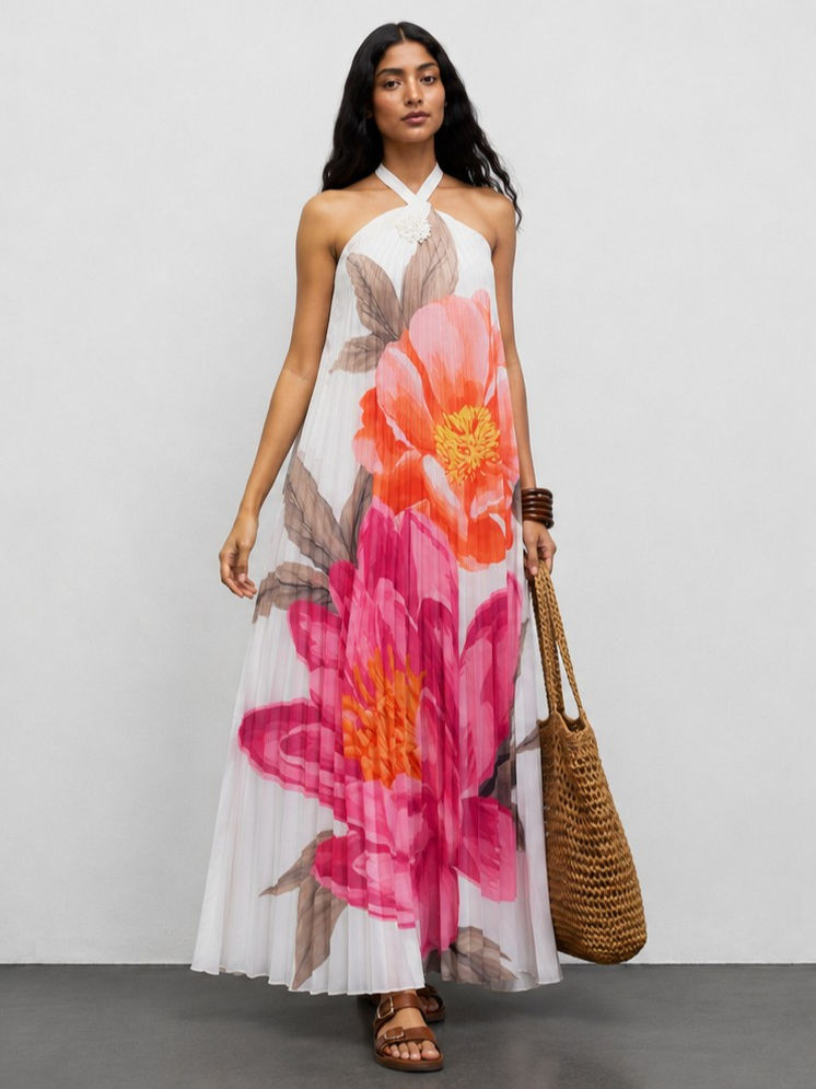 Blossom Pleat Dress