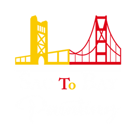 Sac to Bay Painting White color font