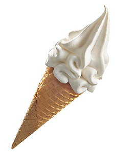 Vanilla mr whippy ice cream