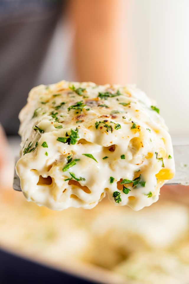 Chicken Alfredo Rolls -Vegan