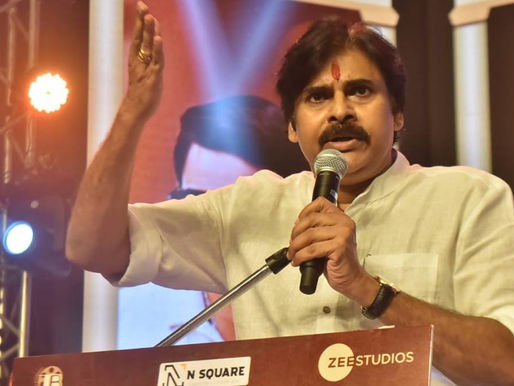 Pawan Kalyan attends Republic pre-release event, reveals Sai Dharam Tej is ‘still in coma’.