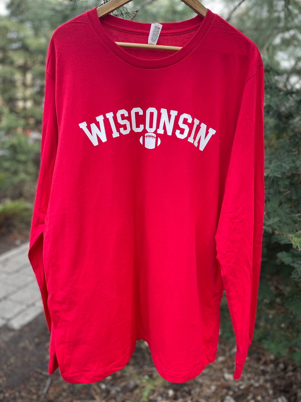 Thumbnail: Wisconsin badger football tee