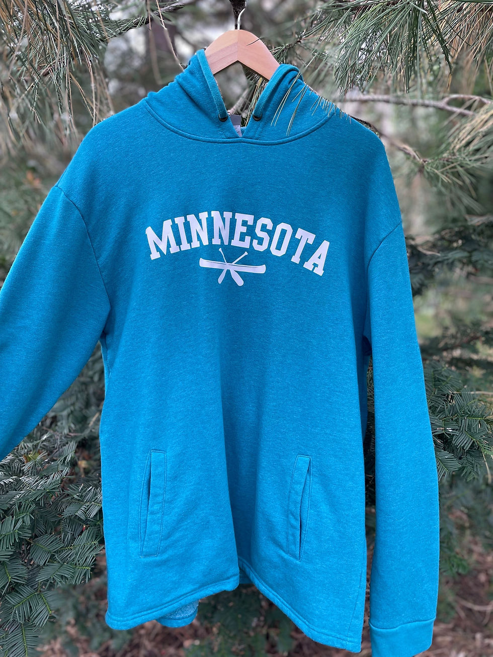 Thumbnail: Minnesota Canoe Crossed Paddle Hoody