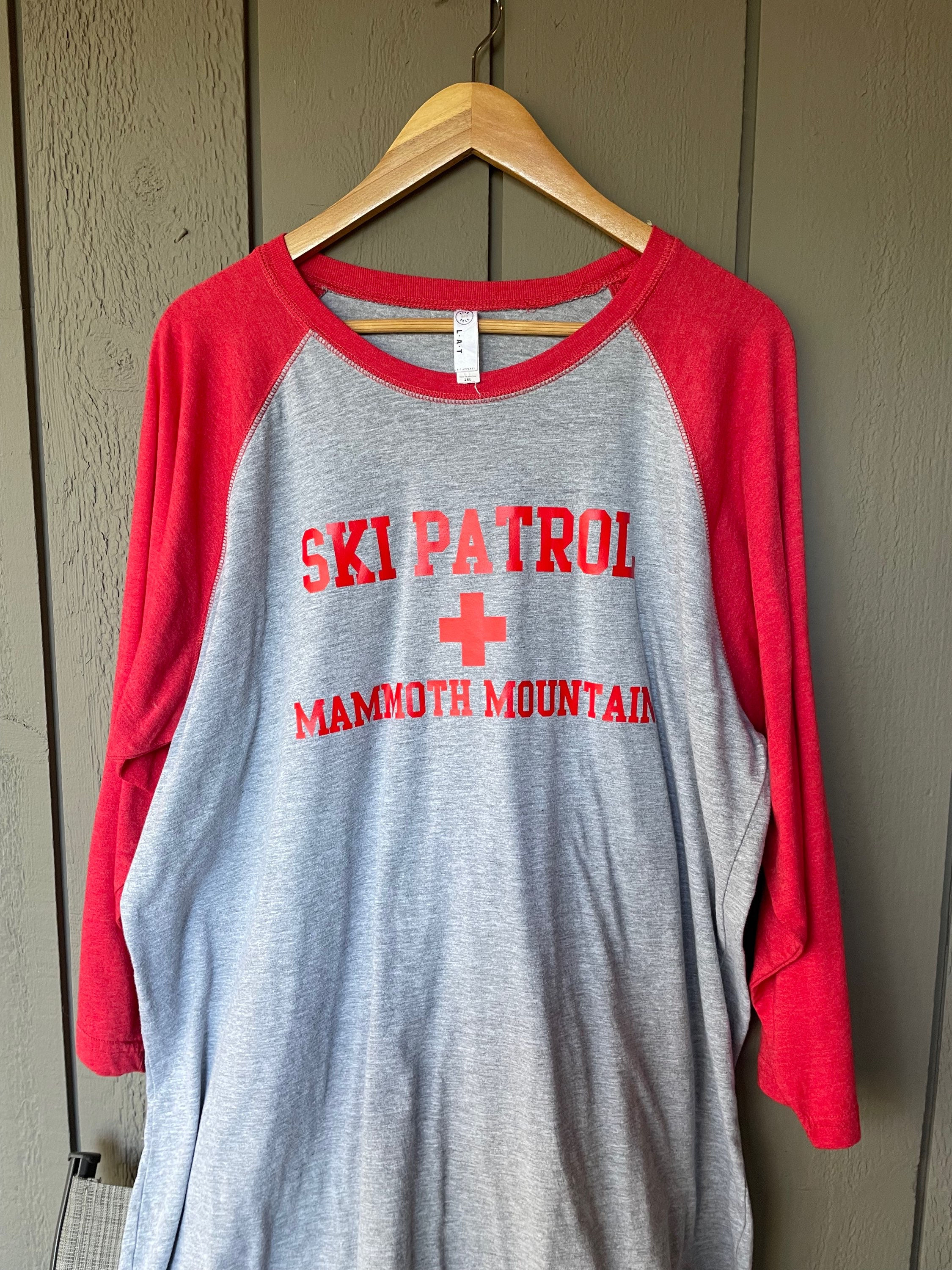 Customizable Ski Patrol Baseball Style Shirt