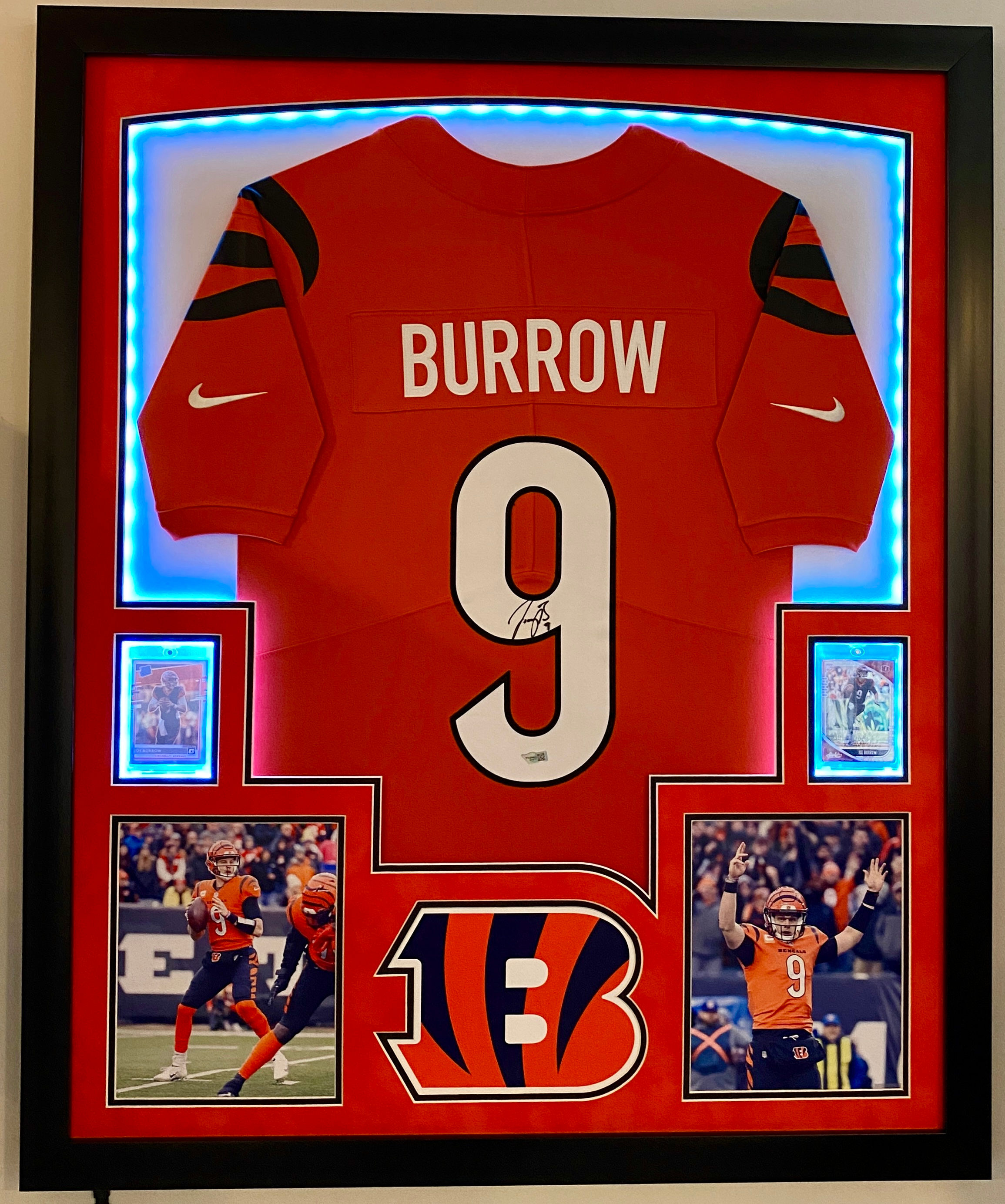 LED Jersey Framing w/ Cards