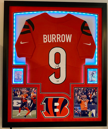 LED Jersey Framing w/ Cards | Sports Framing