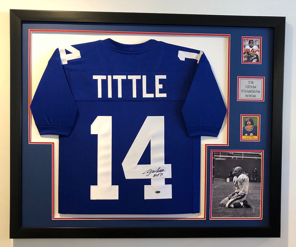 Thumbnail: STANDARD Football Jersey Framing