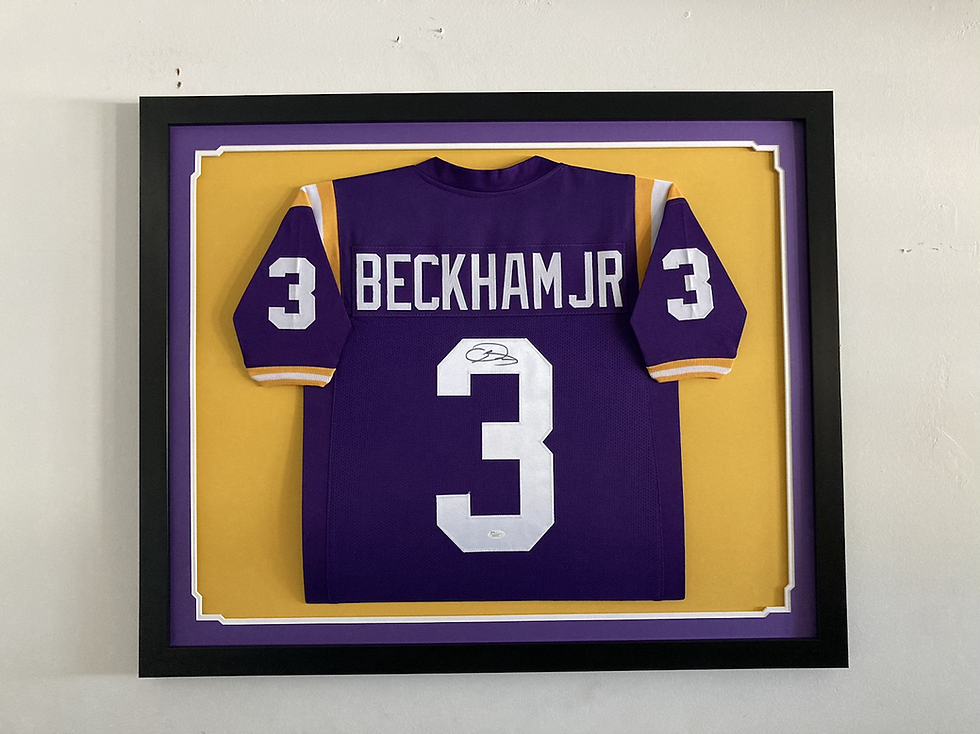Thumbnail: STANDARD Football Jersey Framing