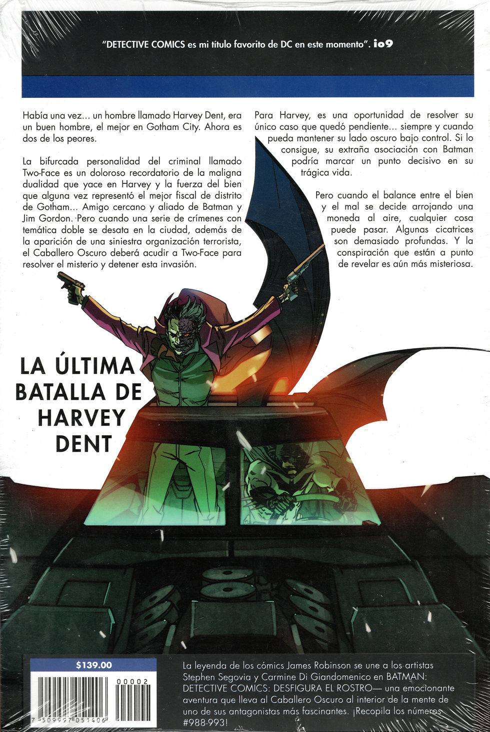 Miniatura: BATMAN DETECTIVE COMICS "DESFIGURA EL ROSTRO