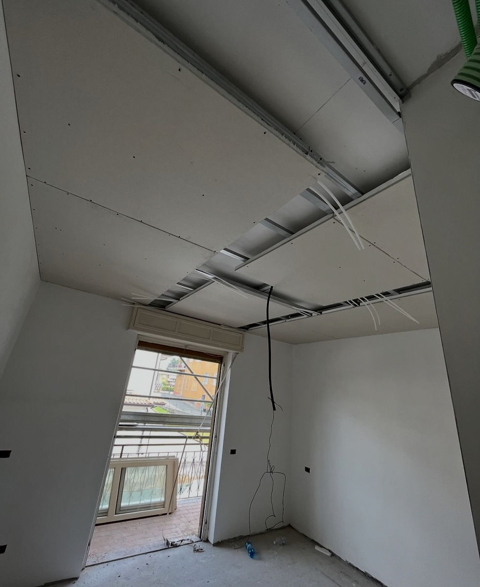 Radiante a soffitto caldo freddo con ventilazione controllata