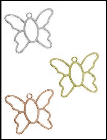 Πεταλούδα Μεταλλική 4cm x 4cm