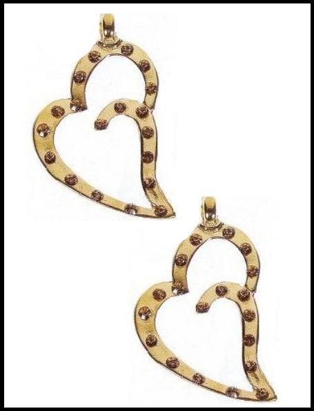 Καρδιά Μεταλλική 7cm x 6cm