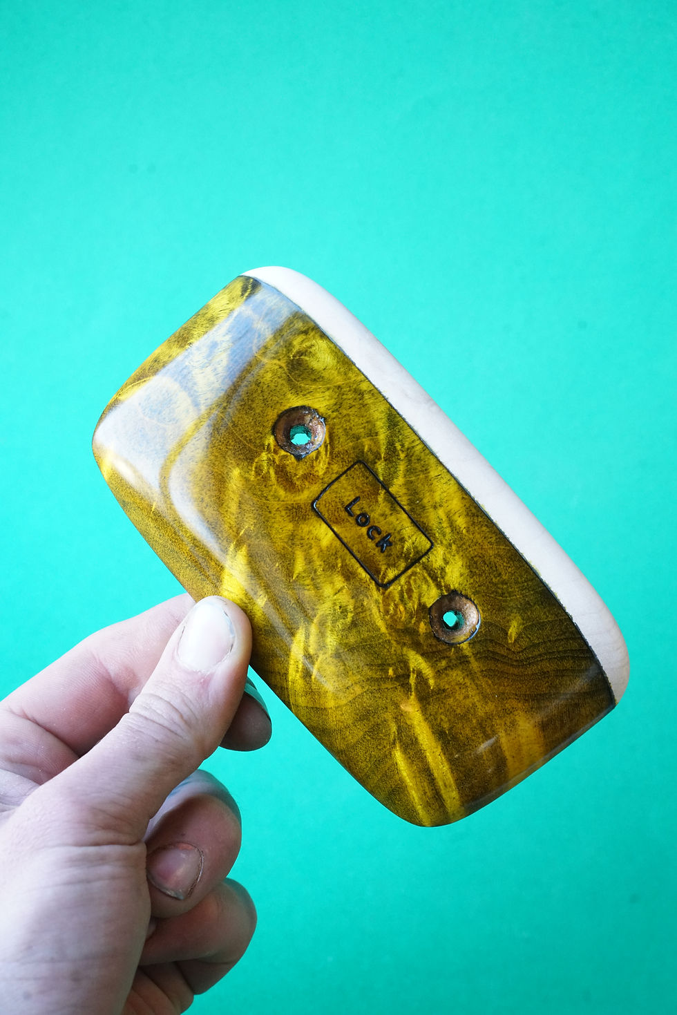 Thumbnail: Maple Burl micro's (medium pair)