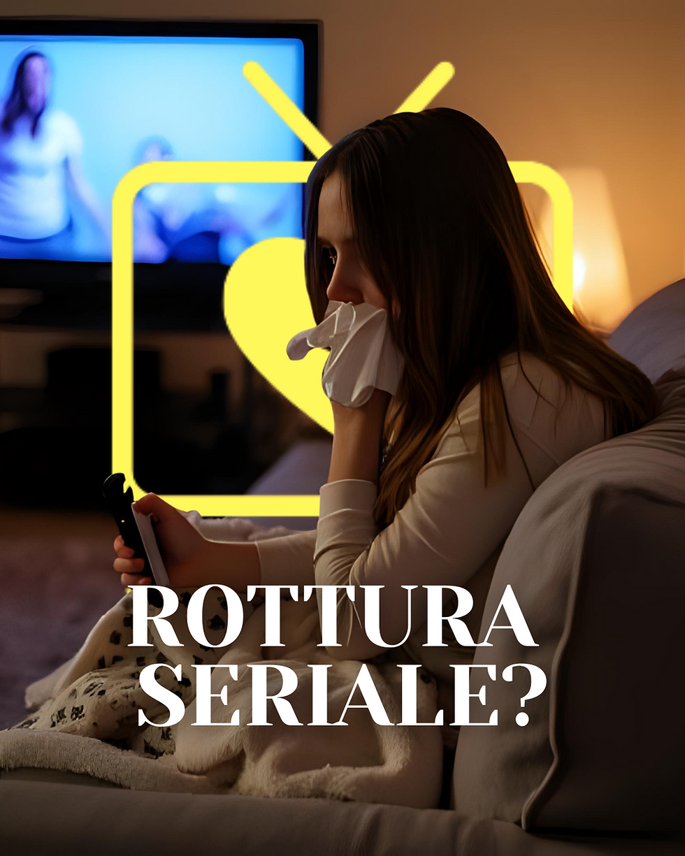 Ragazza che piange perché ha appena saputo che la sua serie tv preferita è stata cancellata
