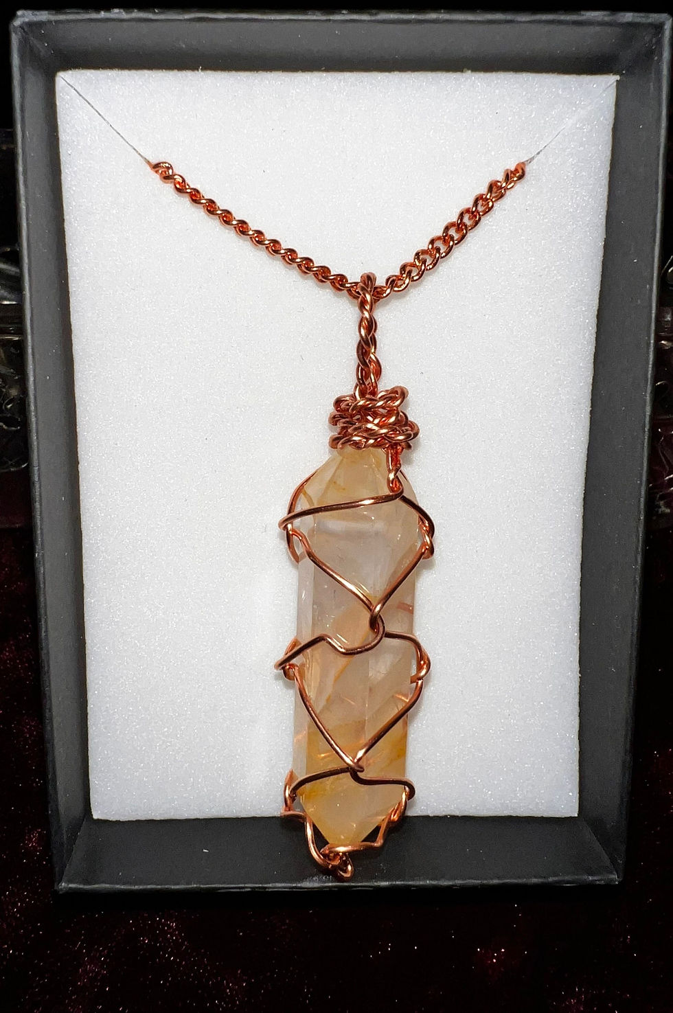 Thumbnail: Wire Wrapped Point Pendant