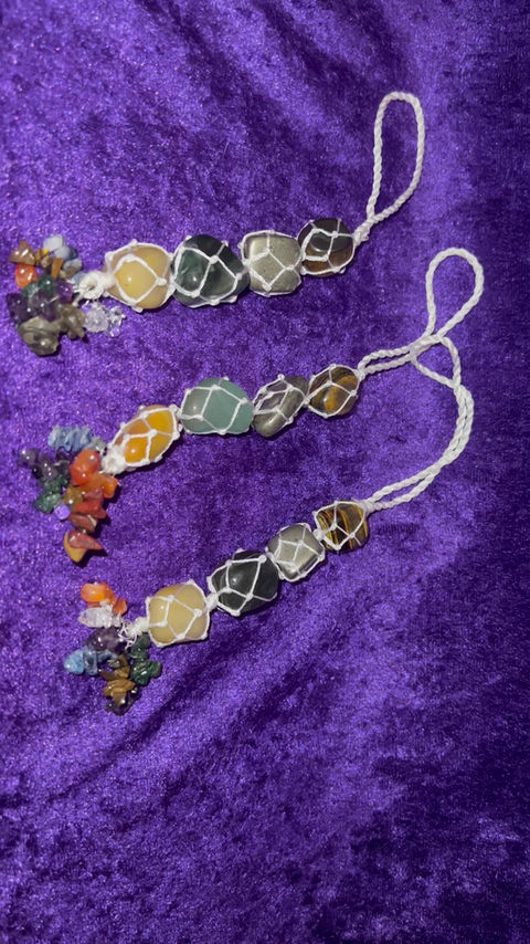 Thumbnail: Macramé Crystal Car Tassel