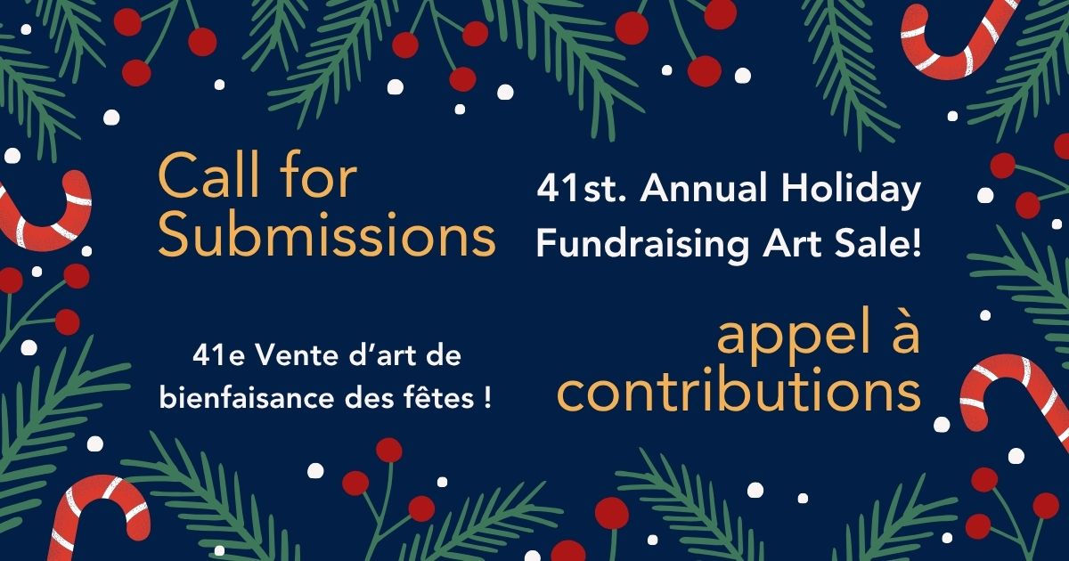 call for submissions - holiday art sale