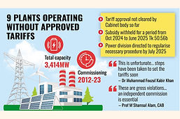 Govt to fix tariffs for nine power plants after years of anomalies