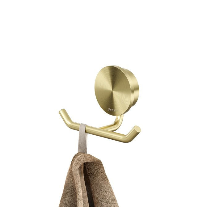 Thumbnail: OPAL Gancio doppio appendiabiti porta asciugamani accappatoio