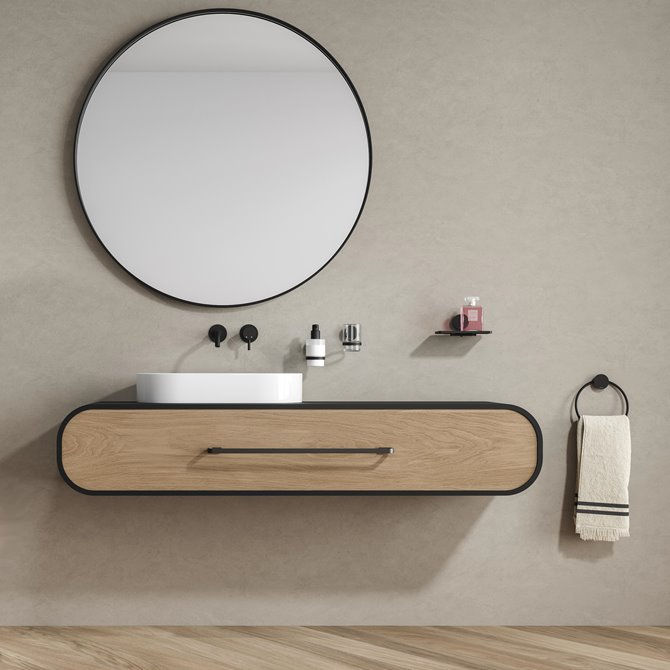 Miniatura: OPAL Anello portasciugamano a parete reggi salviette a muro