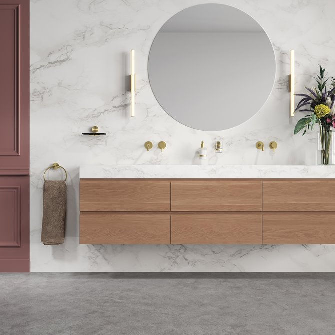 Miniatura: OPAL Dispenser sospeso a parete per sapone liquido 200 ml aggancio murale