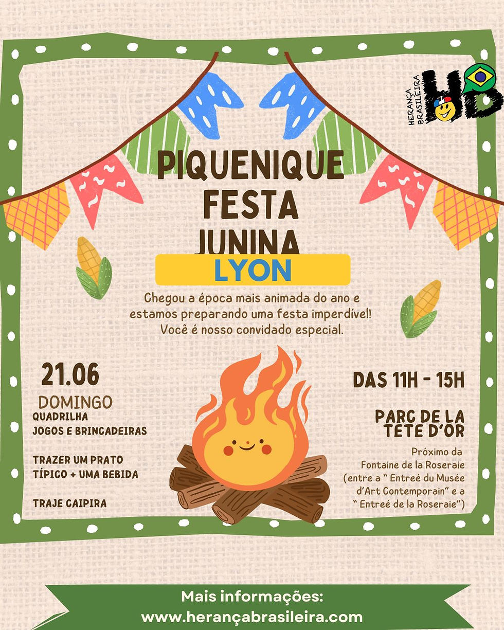 Piquenique Festa Junina em Lyon