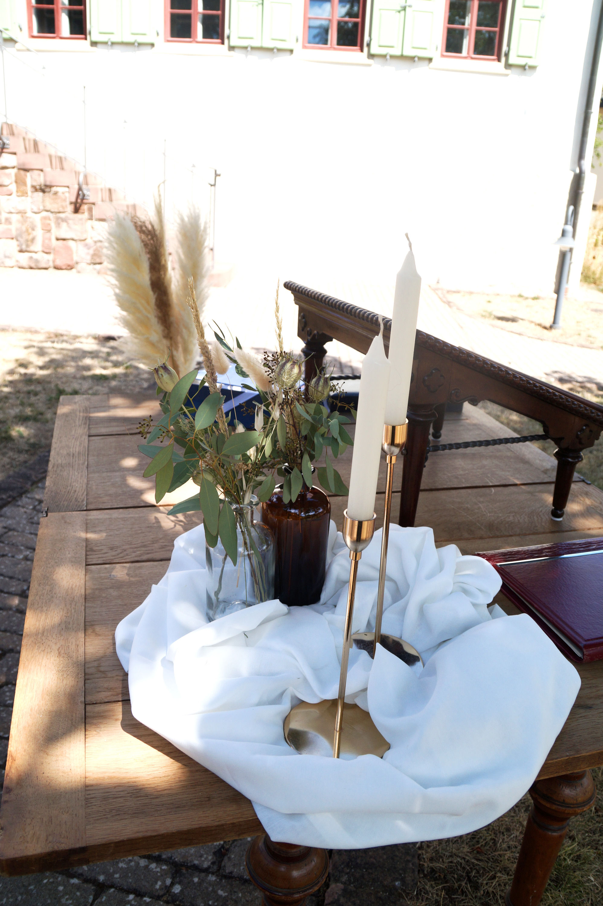 Kerzenständer gold 3er Set