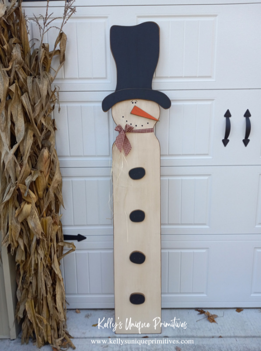 Snowman Porch Leaner