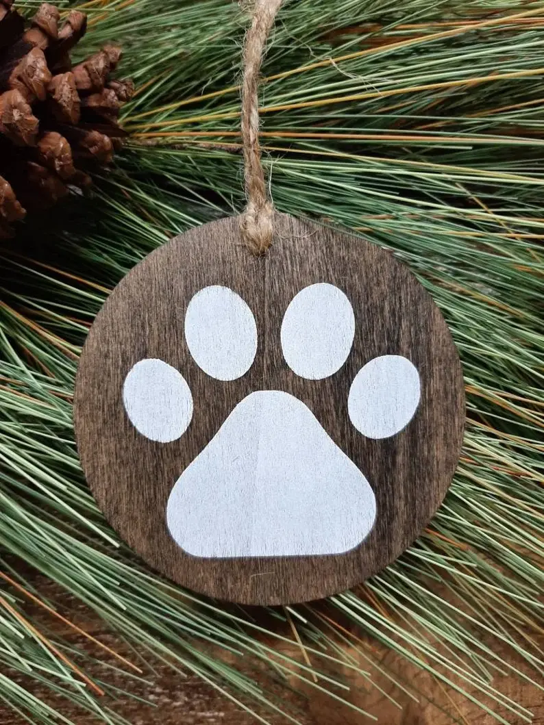 Paw Print Ornament
