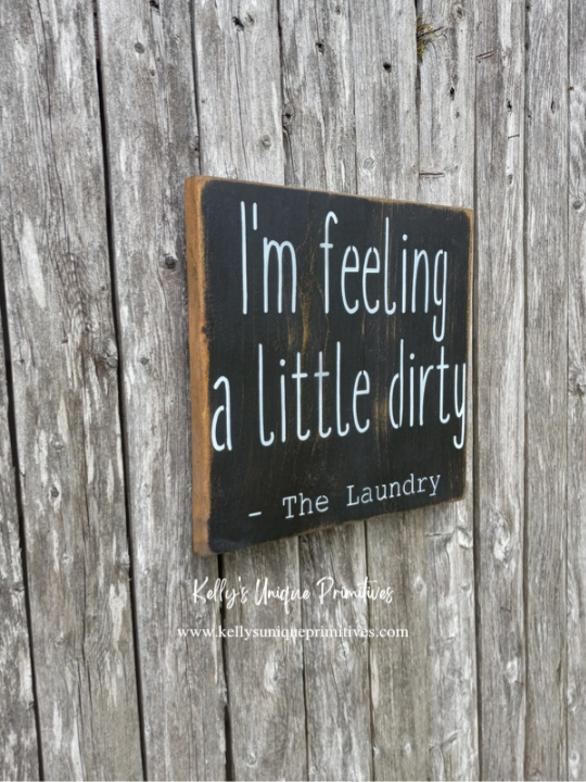 Thumbnail: Feeling A Little Dirty Laundry Sign