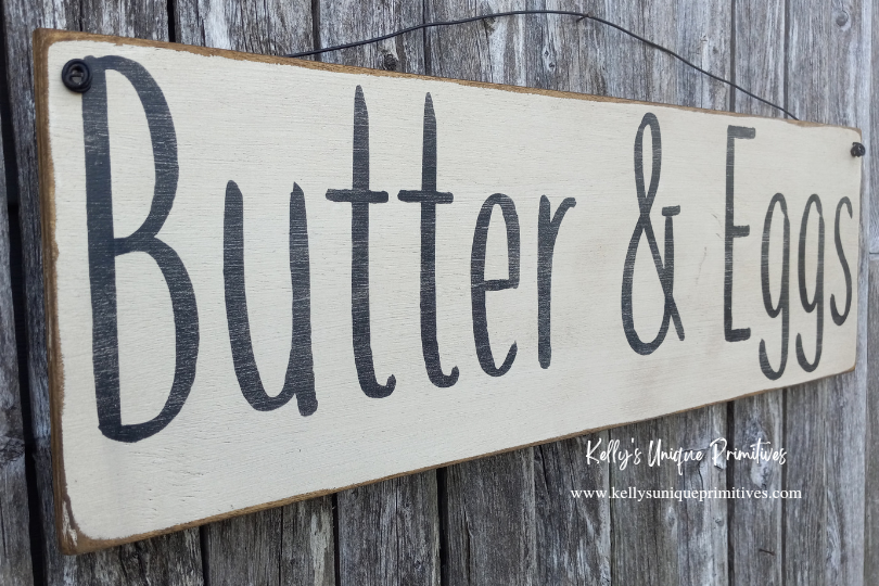Thumbnail: Butter & Eggs Sign