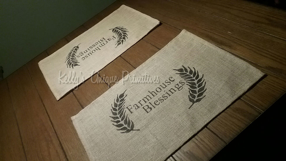 Thumbnail: Burlap Placemats- S/4