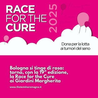 Bologna si tinge di rosa: torna, con la 19ª edizione, la Race for the Cure ai Giardini Margherita