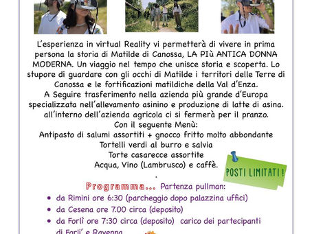 9 OTTOBRE 2022: CRAL START ORGANIZZA VIAGGIO NEL TEMPO SULLE TERRE DI MATILDE DI CANOSSA